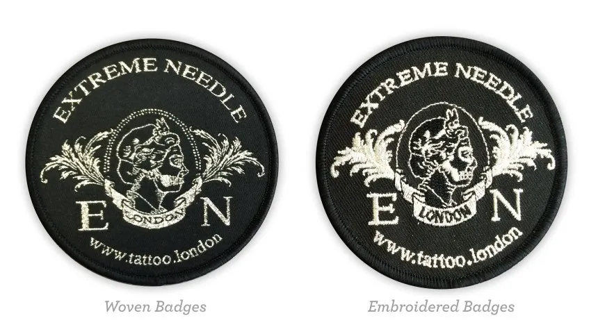 Digitizers Patch: woven-vs-embroidered uniform, school, caps, bags