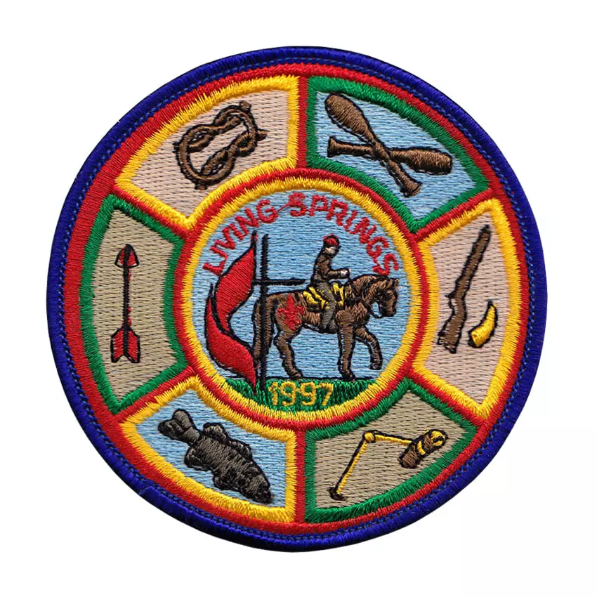 Digitizers Patch: boy-scout-custom-patches-iron-sew-on-clothes-uniform-embroidered