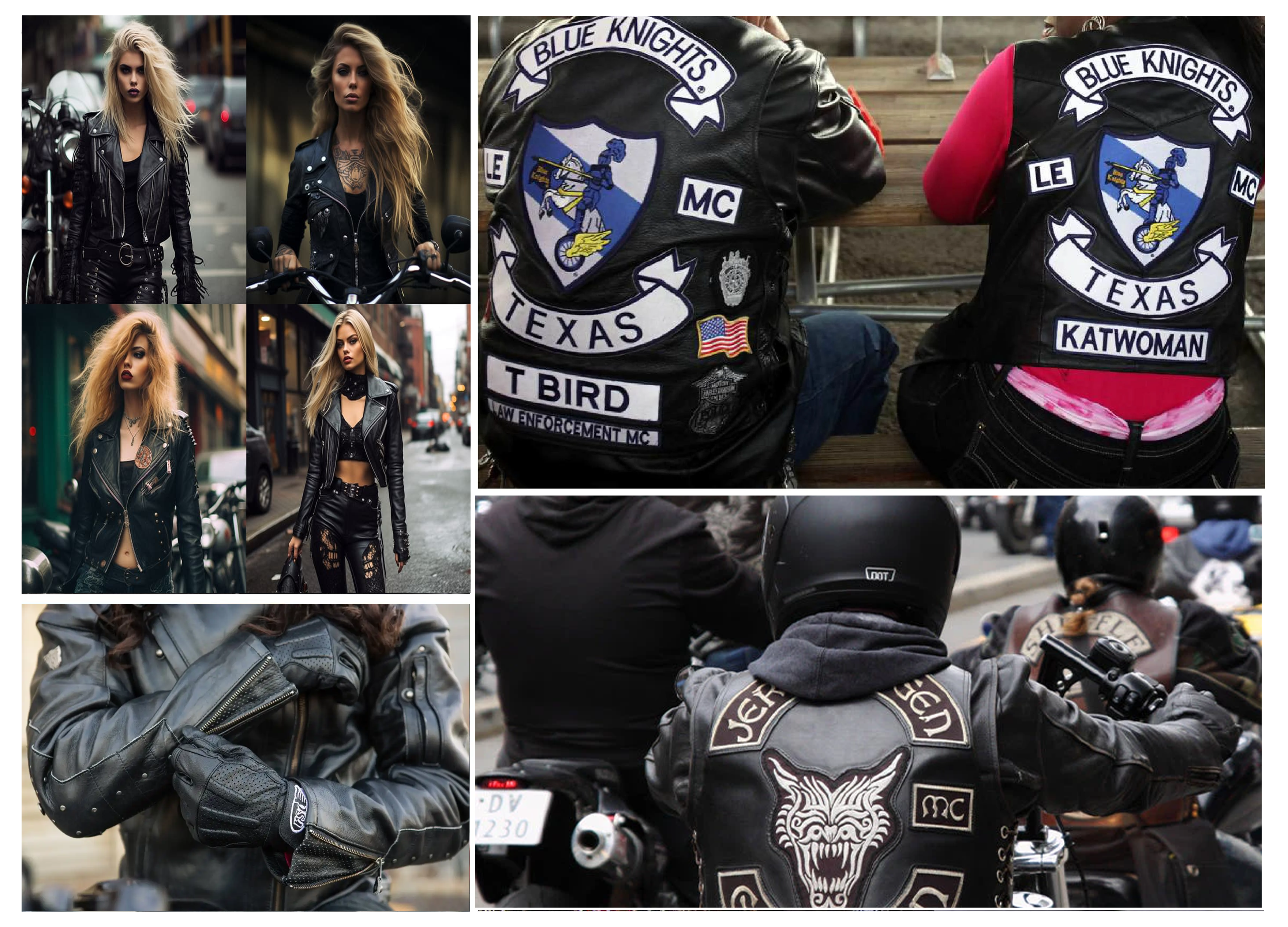 Digitizers Patch: leather jacket Biker Patches