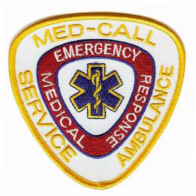 Digitizers Patch: med-call-ambulance