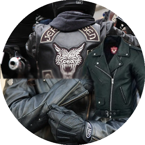 digitizing patches leather jacket