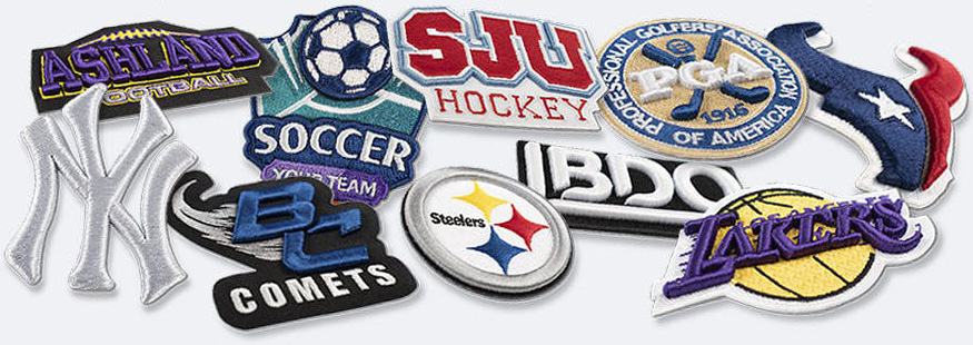 3D Puff Embroidery Patches Custom Promotional Products Corporate Gifts Hockey soccer american football