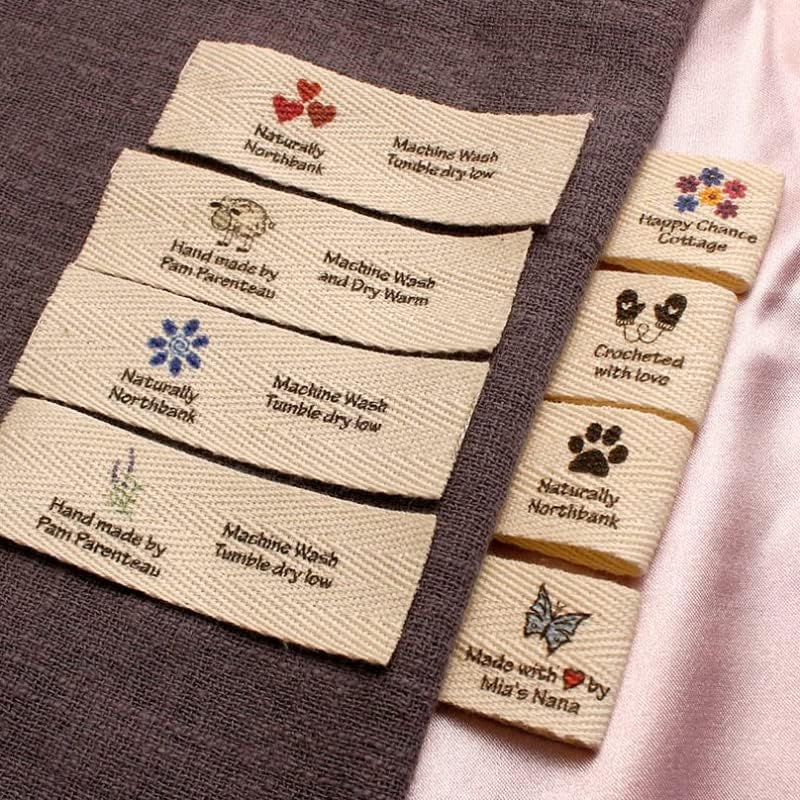 digitizers patch Custom Clothing LabelsPersonalized Brand Cotton Labels Logo or Text Sewing DIY Labels Custom Sewing Labels